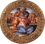 Michelangelo Buonarroti The Holy Family with the Young St.John the Baptist Sweden oil painting reproduction